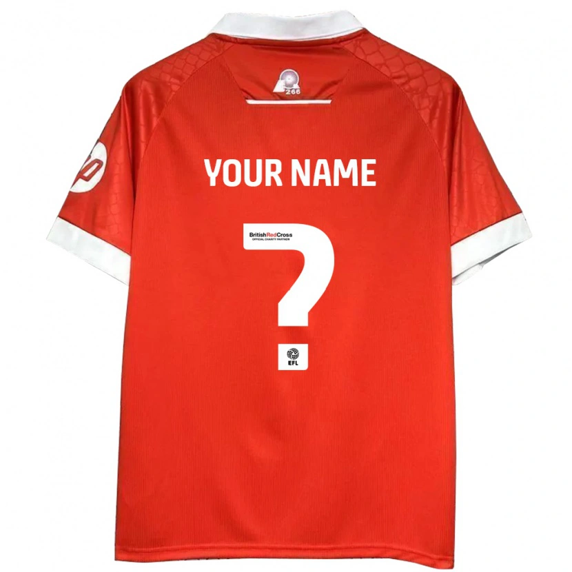 Danxen Kid Your Name #0 Red White Home Jersey 2024/25 T-Shirt