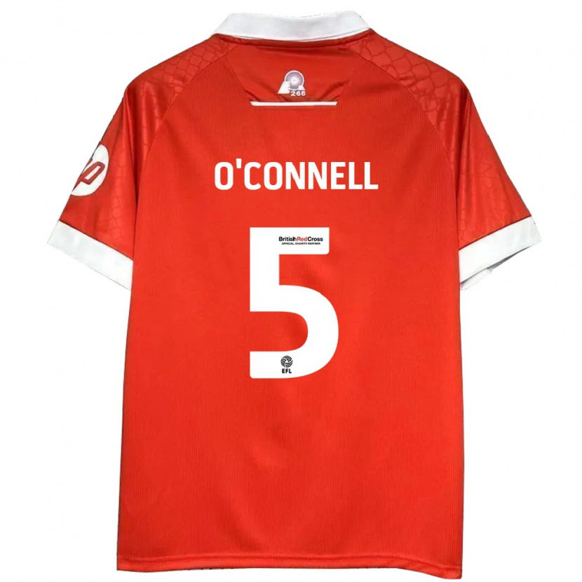 Danxen Kid Eoghan O'connell #5 Red White Home Jersey 2024/25 T-Shirt