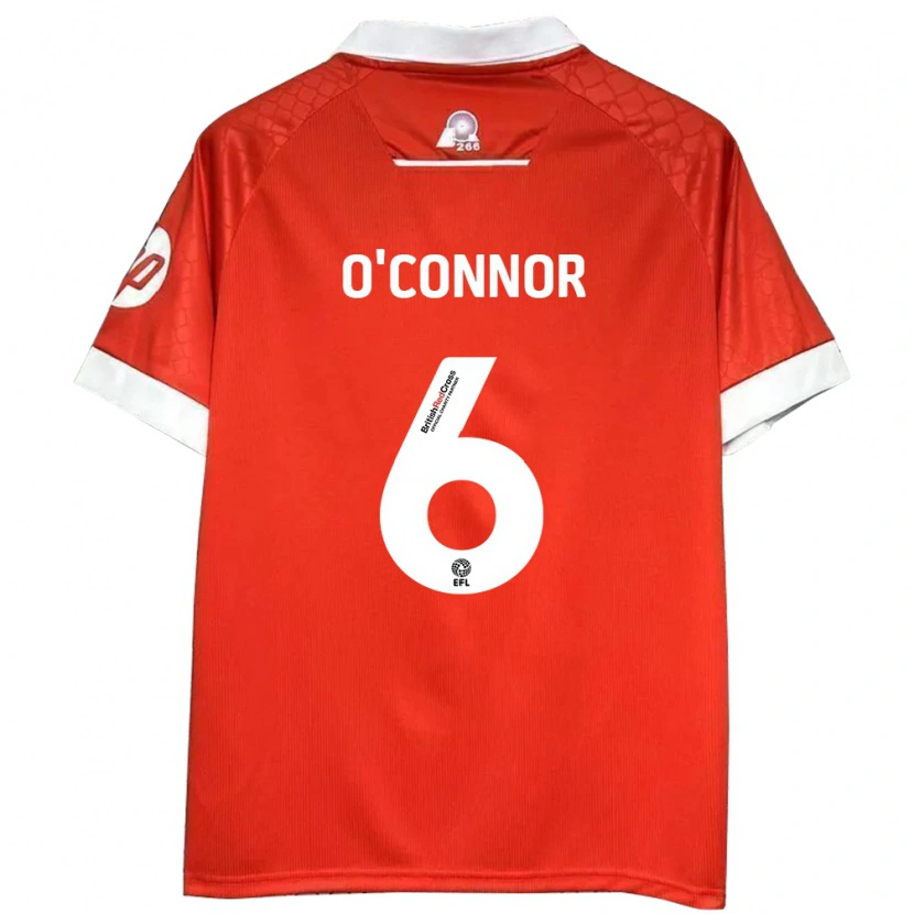 Danxen Kid Thomas O'connor #6 Red White Home Jersey 2024/25 T-Shirt