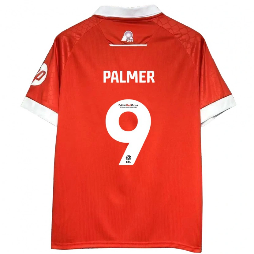 Danxen Kid Ollie Palmer #9 Red White Home Jersey 2024/25 T-Shirt