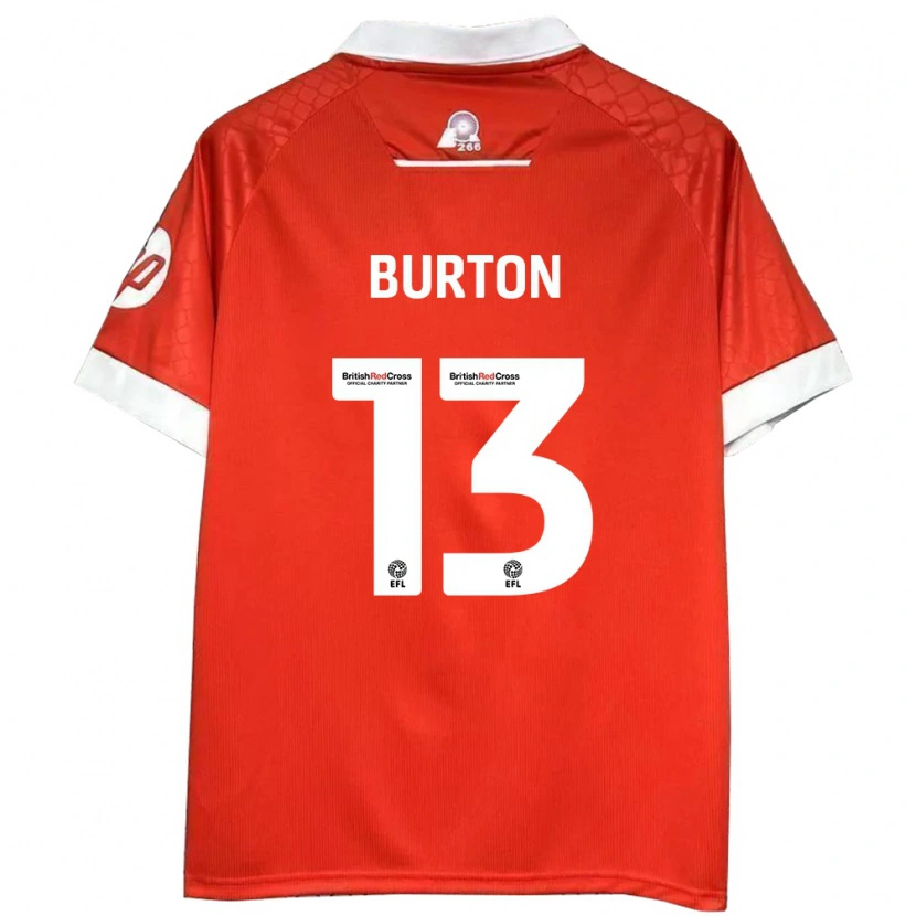 Danxen Kid Callum Burton #13 Red White Home Jersey 2024/25 T-Shirt