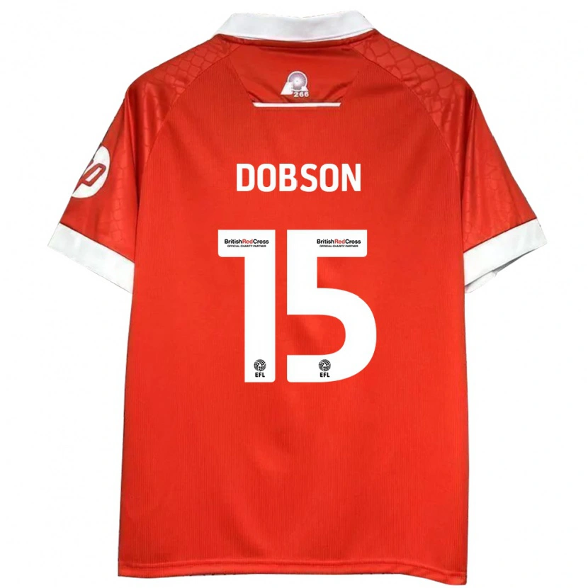 Danxen Kid George Dobson #15 Red White Home Jersey 2024/25 T-Shirt