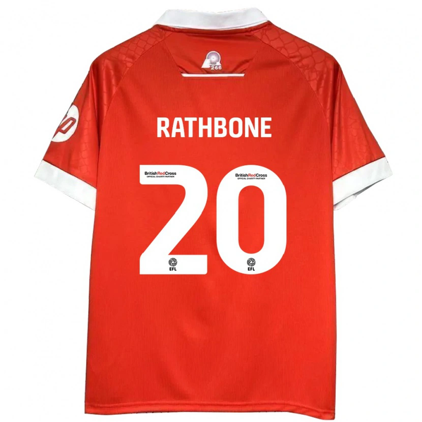 Danxen Kid Ollie Rathbone #20 Red White Home Jersey 2024/25 T-Shirt