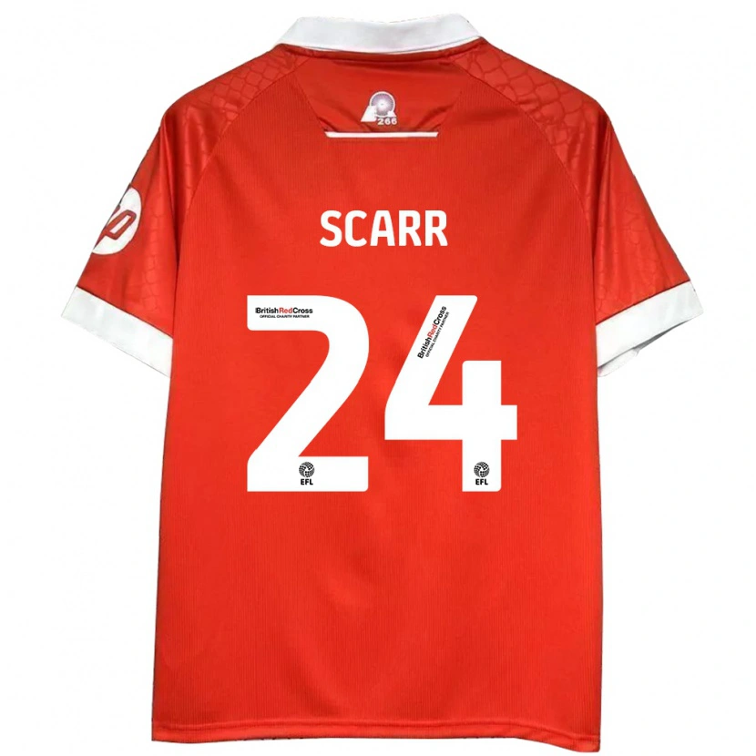 Danxen Kid Dan Scarr #24 Red White Home Jersey 2024/25 T-Shirt