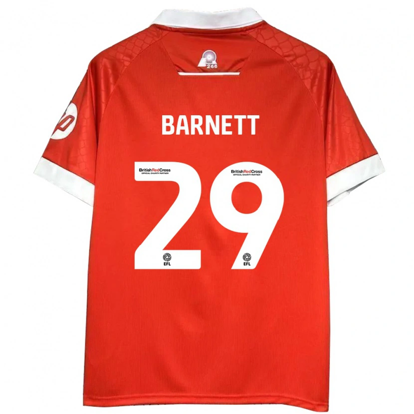 Danxen Kid Ryan Barnett #29 Red White Home Jersey 2024/25 T-Shirt