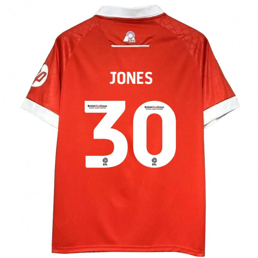 Danxen Kid James Jones #30 Red White Home Jersey 2024/25 T-Shirt