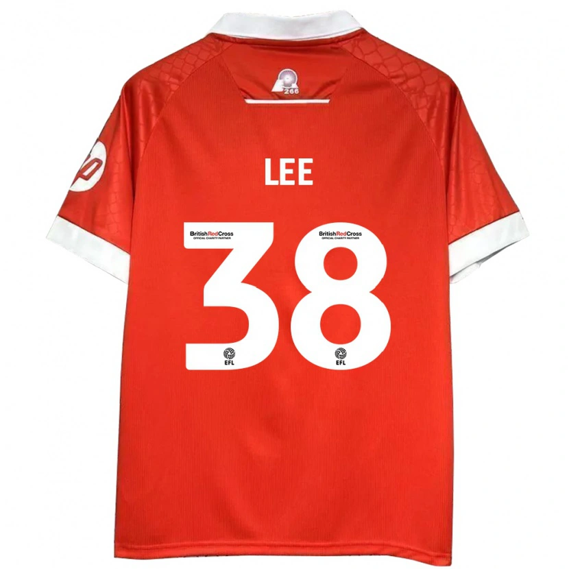 Danxen Kid Elliot Lee #38 Red White Home Jersey 2024/25 T-Shirt