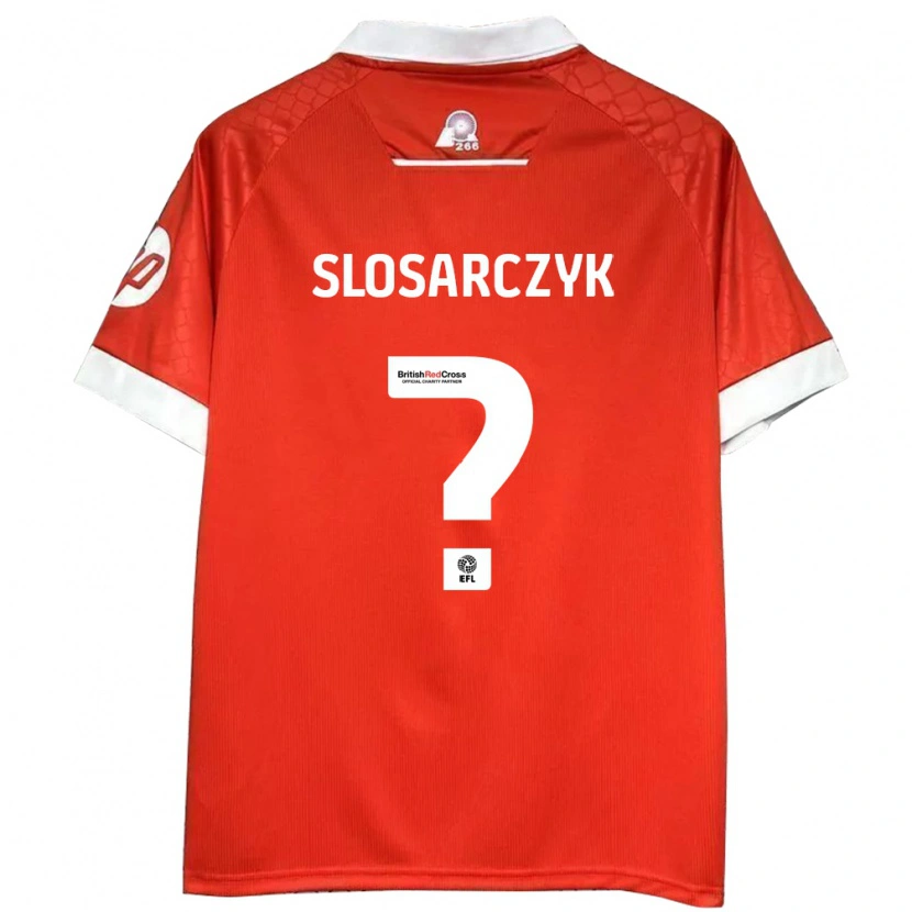 Danxen Kid Nikolas Slosarczyk #0 Red White Home Jersey 2024/25 T-Shirt