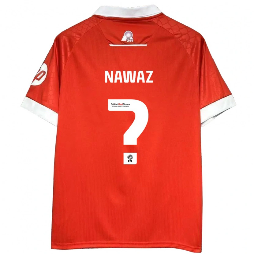 Danxen Kid Umar Nawaz #0 Red White Home Jersey 2024/25 T-Shirt