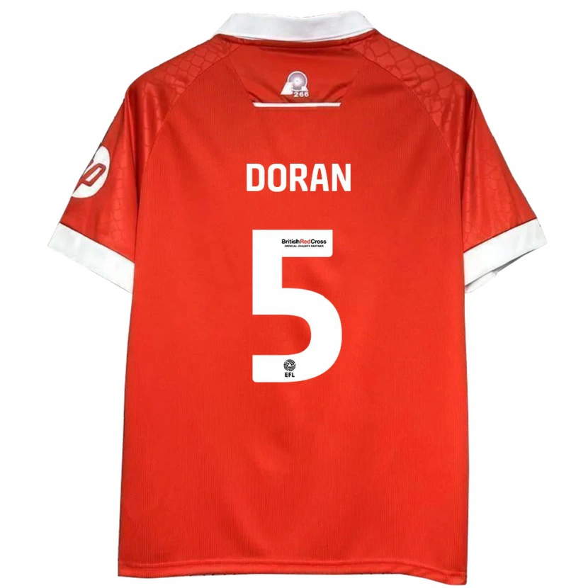 Danxen Kid Louisha Doran #5 Red White Home Jersey 2024/25 T-Shirt