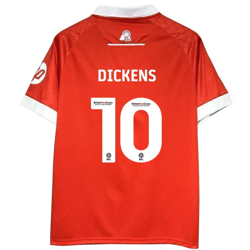 Danxen Kid Tj Dickens #10 Red White Home Jersey 2024/25 T-Shirt