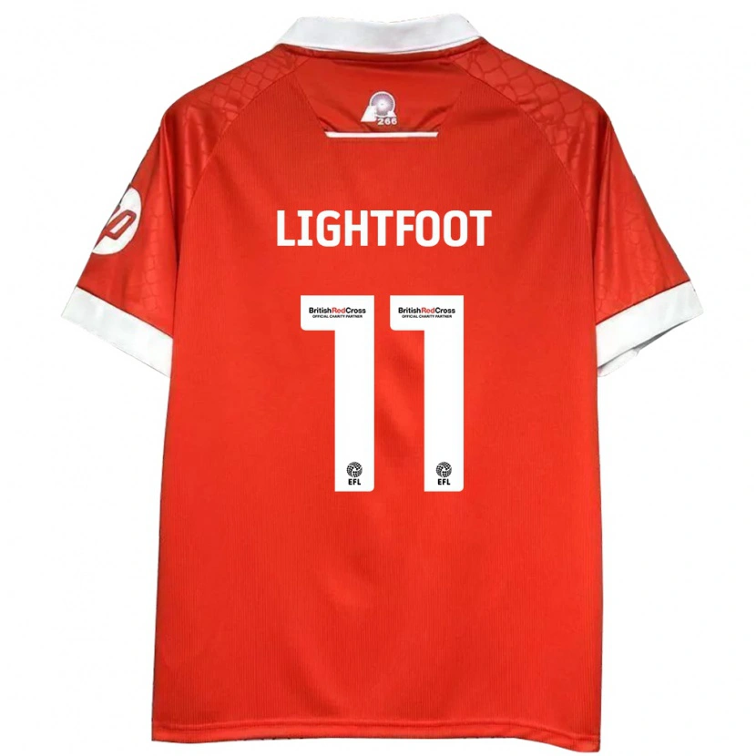 Danxen Kid Amber Lightfoot #11 Red White Home Jersey 2024/25 T-Shirt