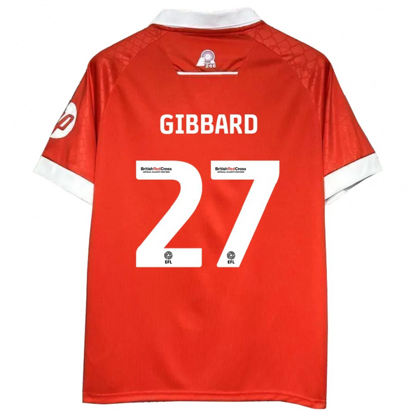 Danxen Kid Mari Gibbard #27 Red White Home Jersey 2024/25 T-Shirt