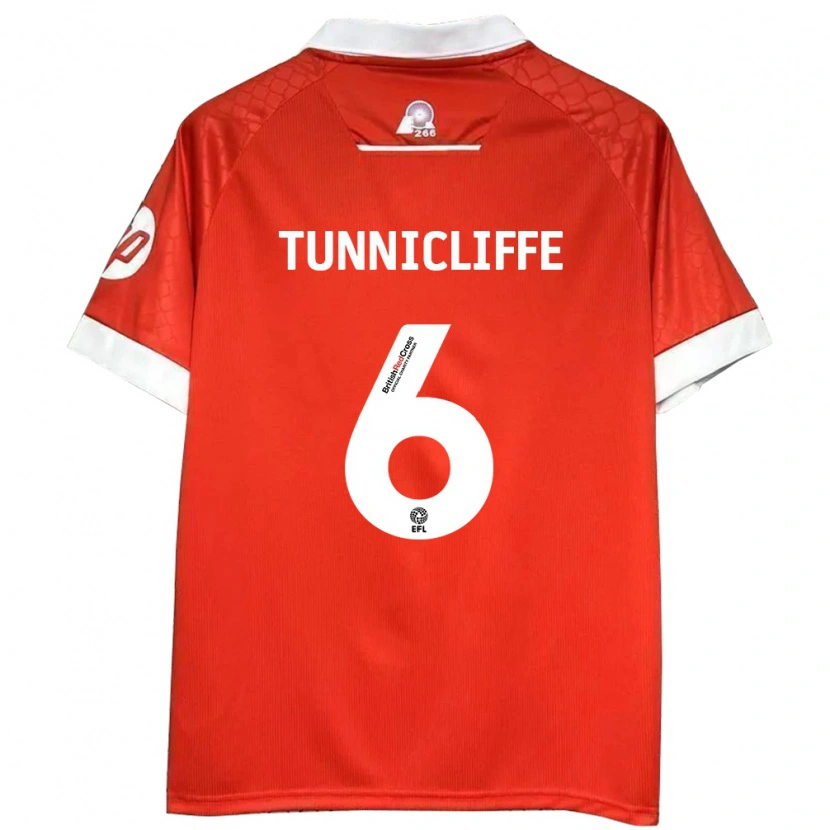 Danxen Kid Jordan Tunnicliffe #6 Red White Home Jersey 2024/25 T-Shirt