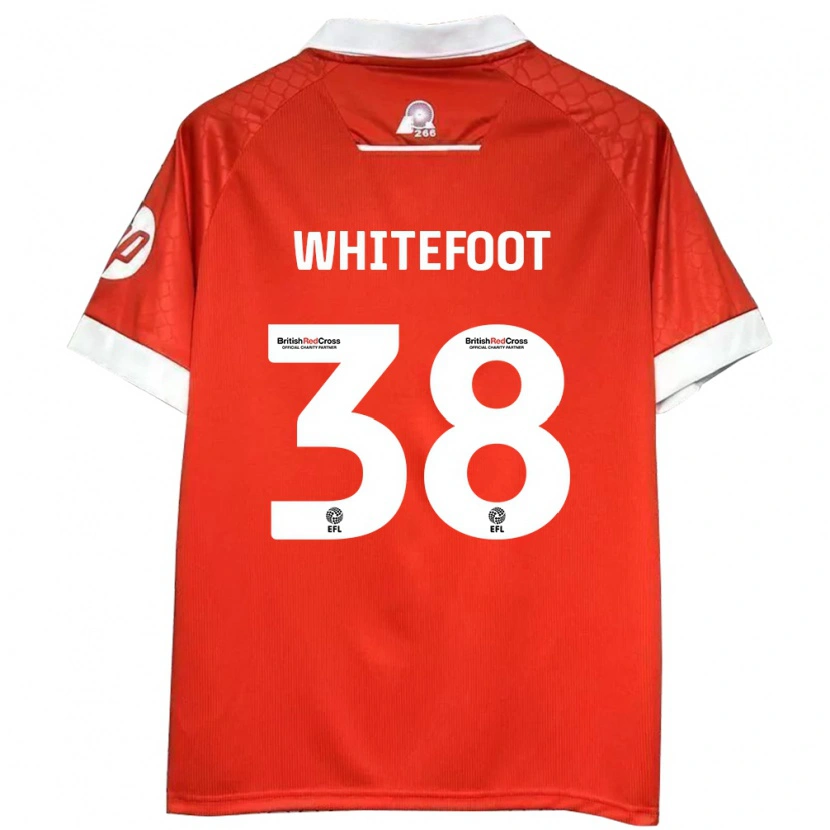 Danxen Kid Lily Whitefoot #38 Red White Home Jersey 2024/25 T-Shirt