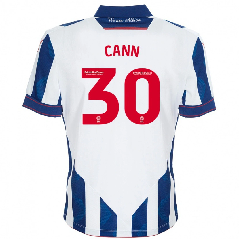 Danxen Kid Ted Cann #30 White Dark Blue Home Jersey 2024/25 T-Shirt