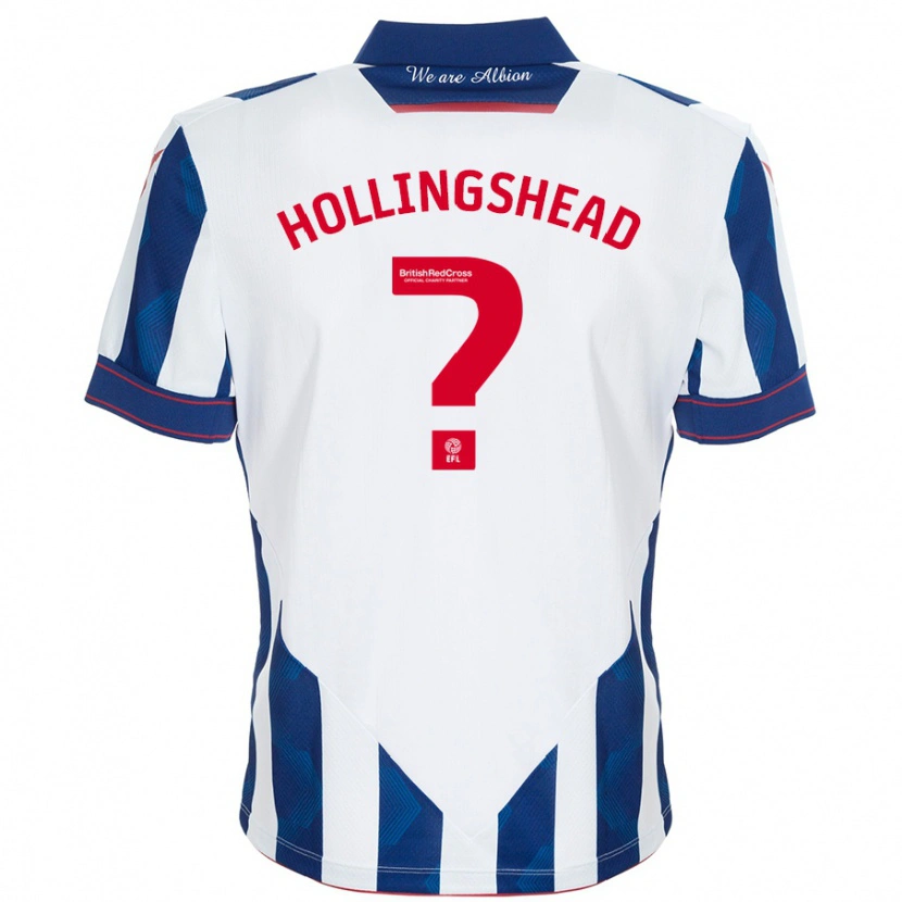 Danxen Kid Ronnie Hollingshead #0 White Dark Blue Home Jersey 2024/25 T-Shirt