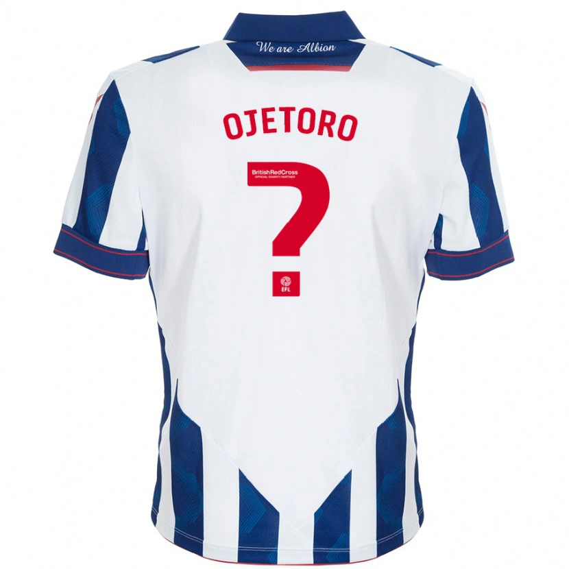 Danxen Kid Wahab Ojetoro #0 White Dark Blue Home Jersey 2024/25 T-Shirt