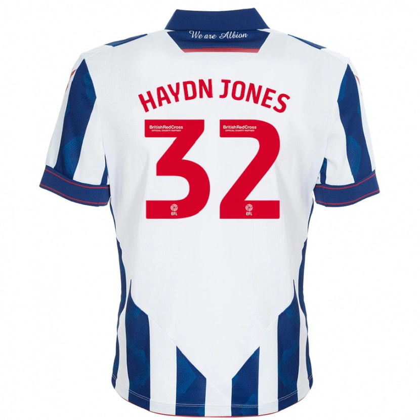 Danxen Kid Mackenzie Haydn-Jones #32 White Dark Blue Home Jersey 2024/25 T-Shirt