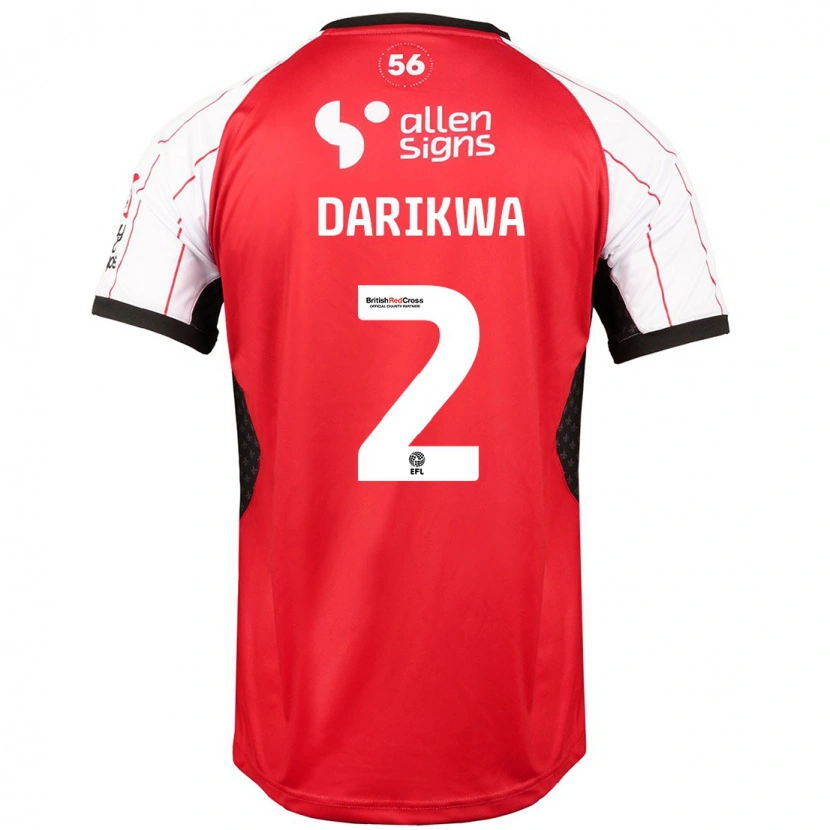 Danxen Kid Tendayi Darikwa #2 White Home Jersey 2024/25 T-Shirt