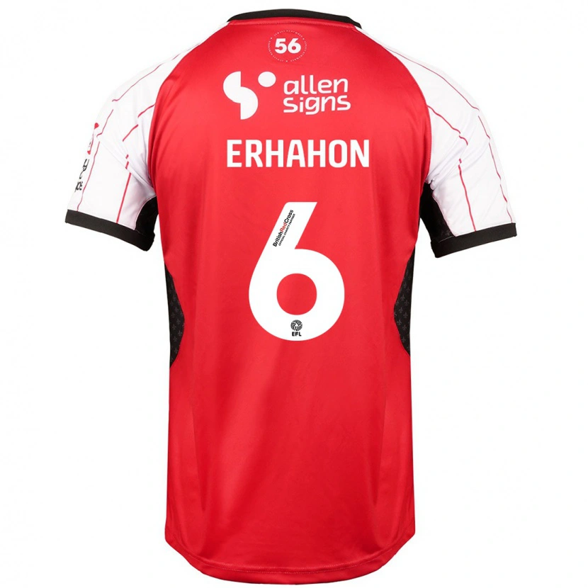 Danxen Kid Ethan Erhahon #6 White Home Jersey 2024/25 T-Shirt