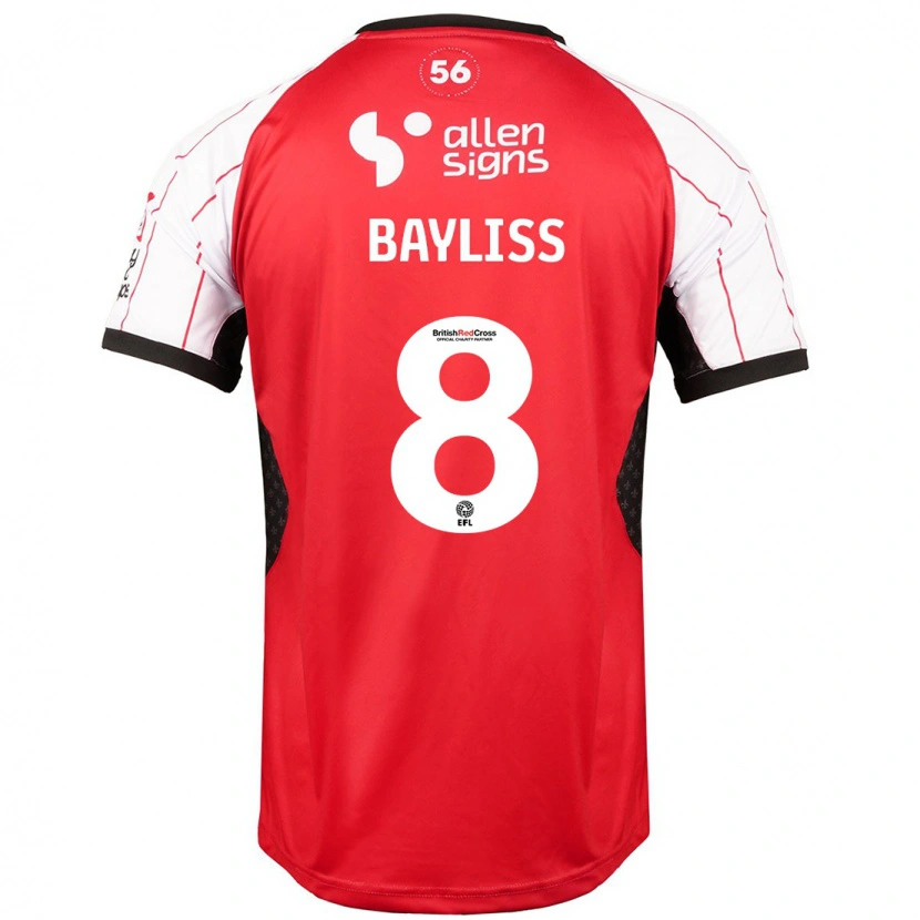 Danxen Kid Tom Bayliss #8 White Home Jersey 2024/25 T-Shirt