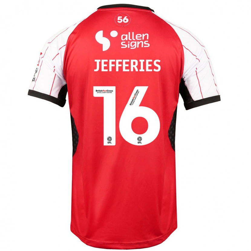 Danxen Kid Dom Jefferies #16 White Home Jersey 2024/25 T-Shirt