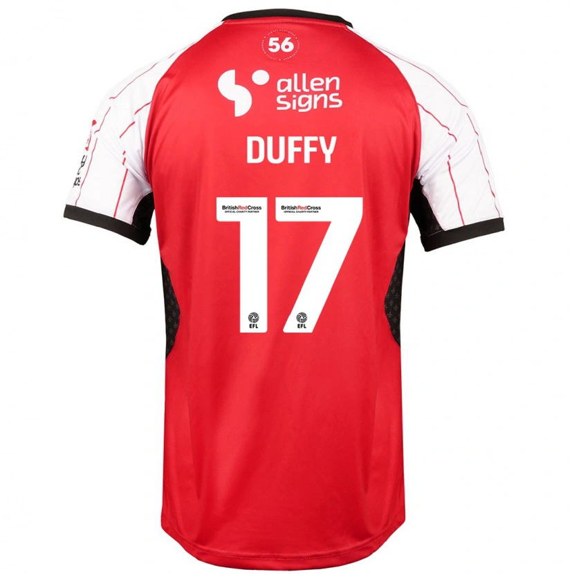 Danxen Kid Dylan Duffy #17 White Home Jersey 2024/25 T-Shirt