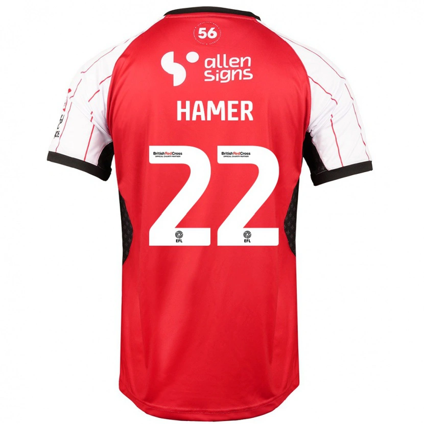 Danxen Kid Tom Hamer #22 White Home Jersey 2024/25 T-Shirt