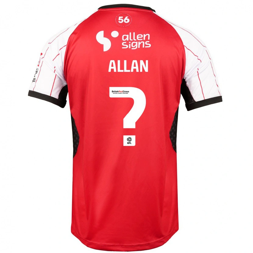 Danxen Kid Isaac Allan #0 White Home Jersey 2024/25 T-Shirt