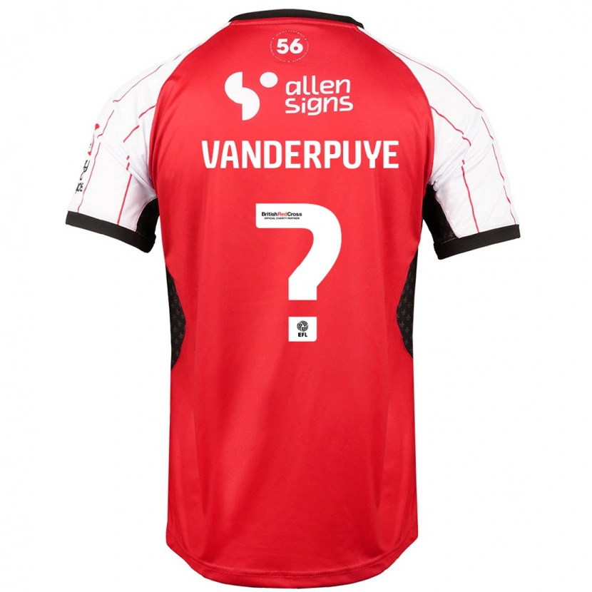 Danxen Kid Daniel Vanderpuye #0 White Home Jersey 2024/25 T-Shirt