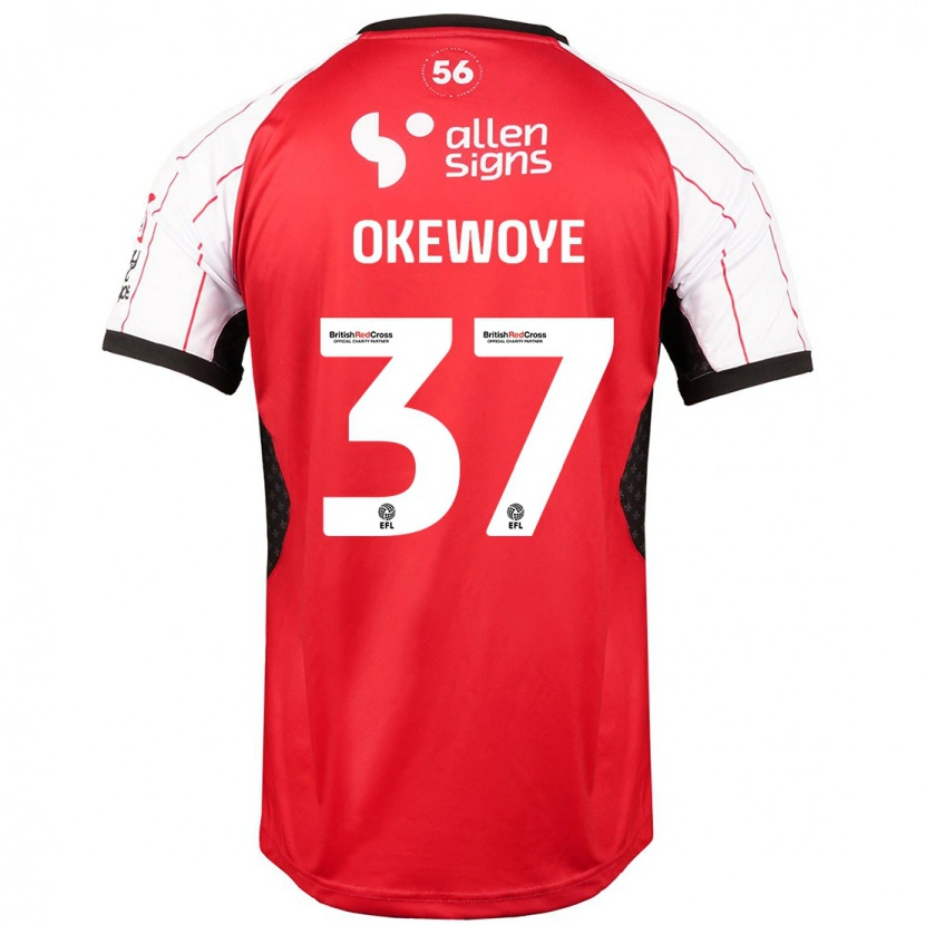 Danxen Kid Gbolahan Okewoye #37 White Home Jersey 2024/25 T-Shirt