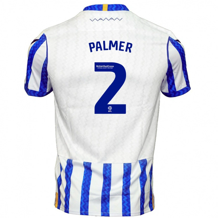 Danxen Kid Liam Palmer #2 Blue White Home Jersey 2024/25 T-Shirt