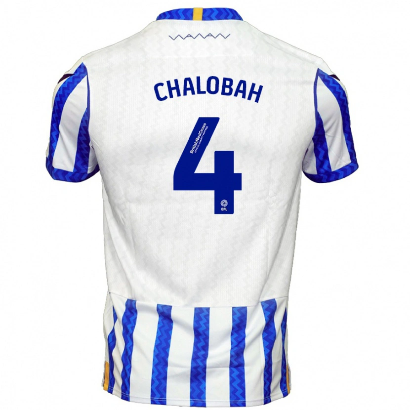 Danxen Kid Nathaniel Chalobah #4 Blue White Home Jersey 2024/25 T-Shirt