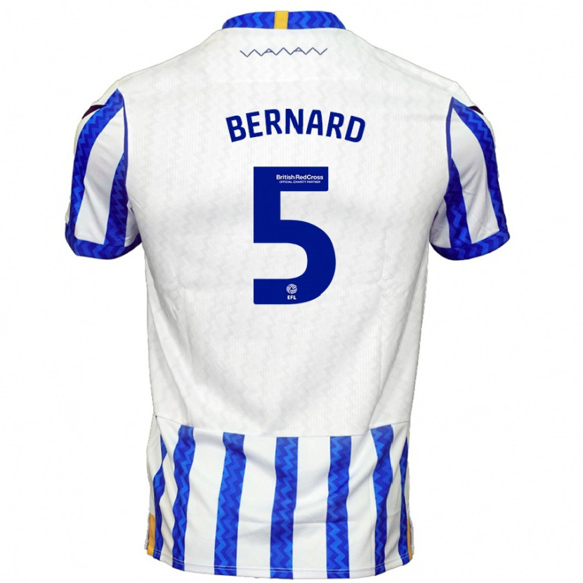 Danxen Kid Di'shon Bernard #5 Blue White Home Jersey 2024/25 T-Shirt