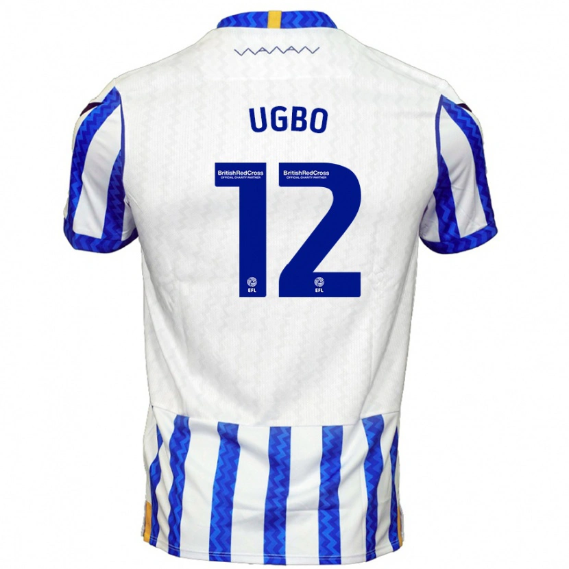 Danxen Kid Iké Ugbo #12 Blue White Home Jersey 2024/25 T-Shirt