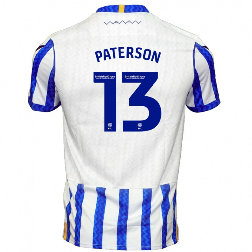 Danxen Kid Callum Paterson #13 Blue White Home Jersey 2024/25 T-Shirt