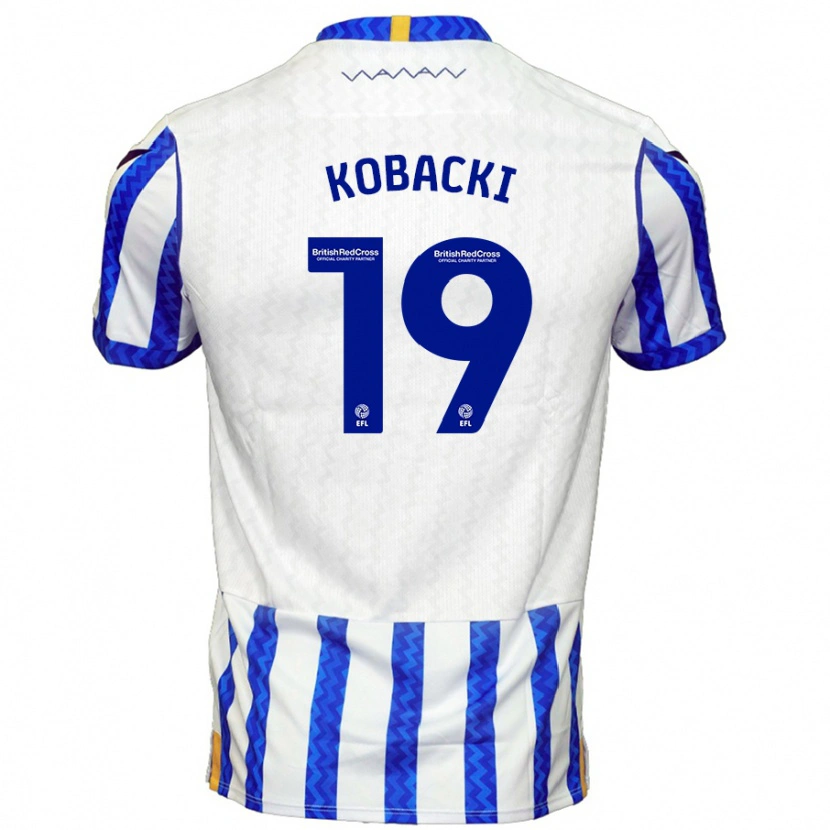 Danxen Kid Olaf Kobacki #19 Blue White Home Jersey 2024/25 T-Shirt