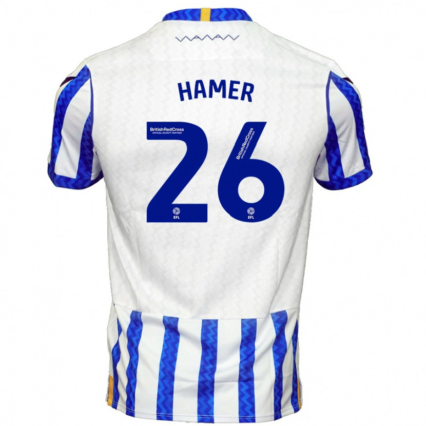 Danxen Kid Ben Hamer #26 Blue White Home Jersey 2024/25 T-Shirt