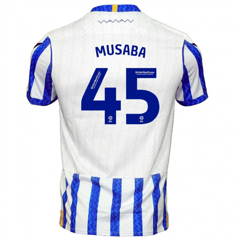 Danxen Kid Anthony Musaba #45 Blue White Home Jersey 2024/25 T-Shirt