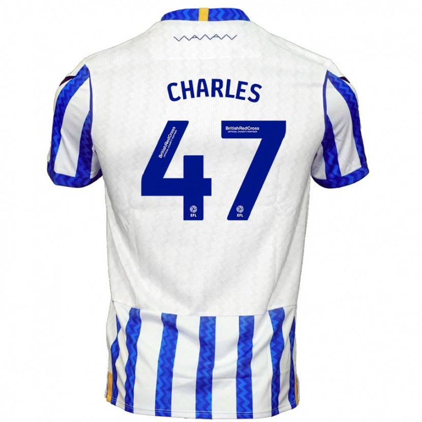 Danxen Kid Pierce Charles #47 Blue White Home Jersey 2024/25 T-Shirt