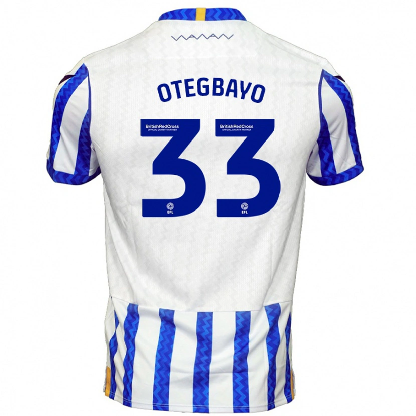 Danxen Kid Gabriel Otegbayo #33 Blue White Home Jersey 2024/25 T-Shirt