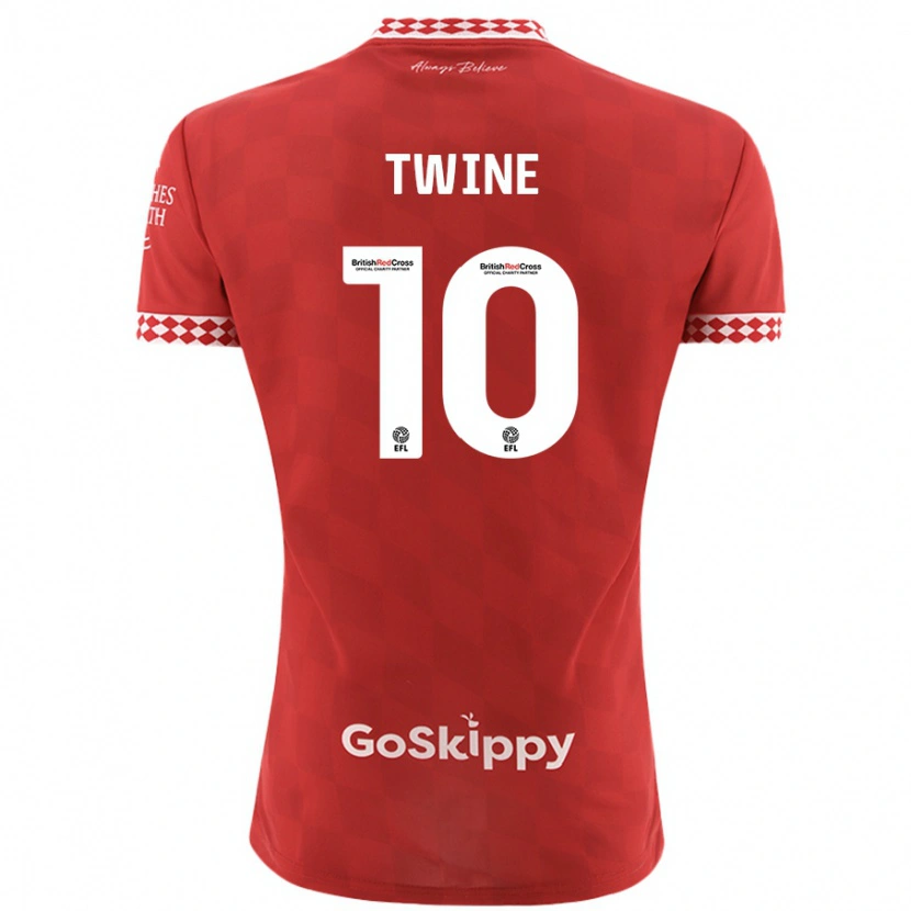 Danxen Kid Scott Twine #10 Red Home Jersey 2024/25 T-Shirt