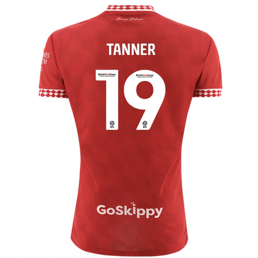 Danxen Kid George Tanner #19 Red Home Jersey 2024/25 T-Shirt