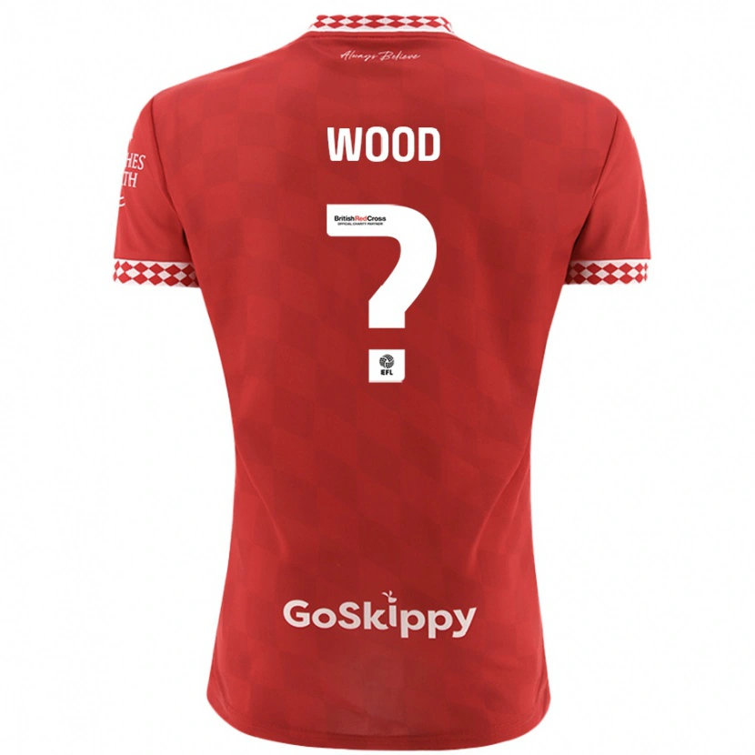 Danxen Kid Callum Wood #0 Red Home Jersey 2024/25 T-Shirt