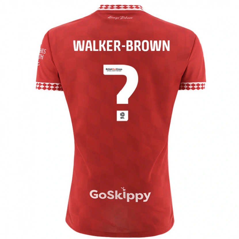 Danxen Kid Rushon Walker-Brown #0 Red Home Jersey 2024/25 T-Shirt