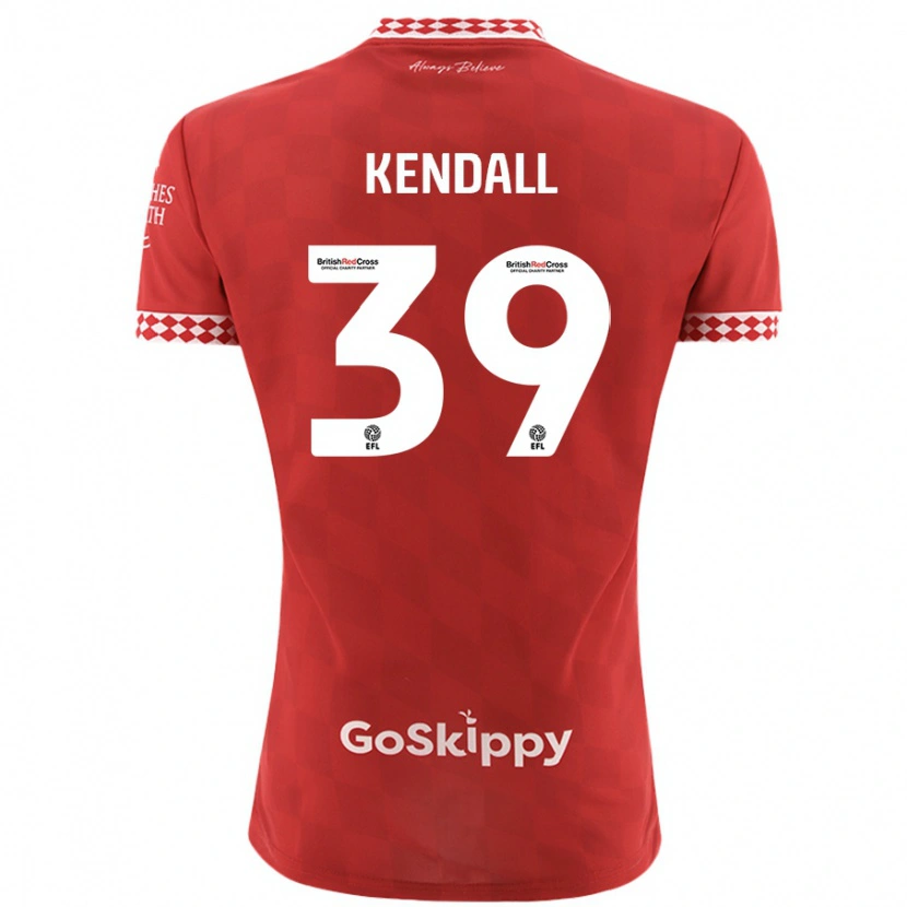 Danxen Kid Maya Kendall #39 Red Home Jersey 2024/25 T-Shirt