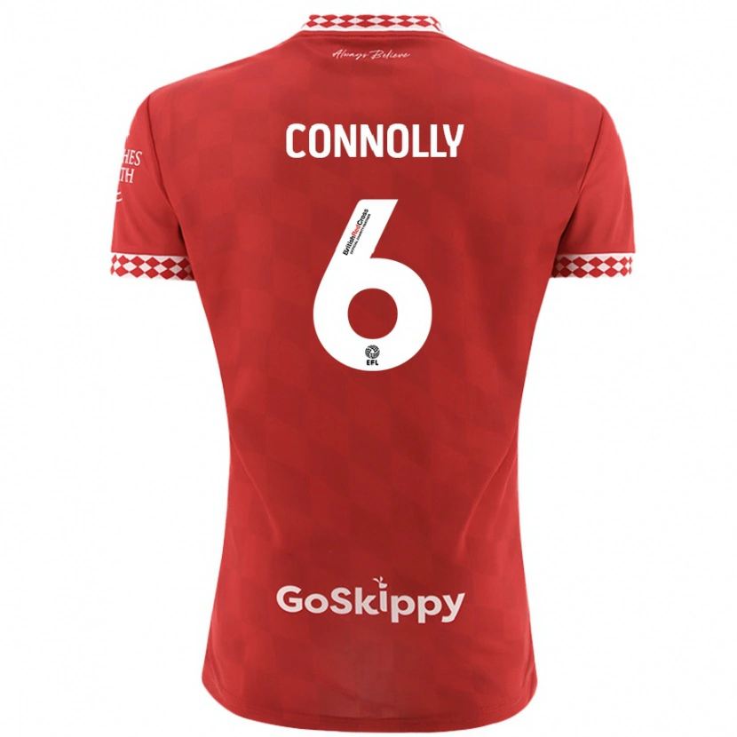 Danxen Kid Megan Connolly #6 Red Home Jersey 2024/25 T-Shirt