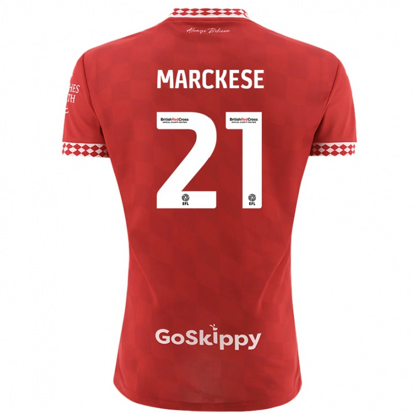 Danxen Kid Kaylan Marckese #21 Red Home Jersey 2024/25 T-Shirt