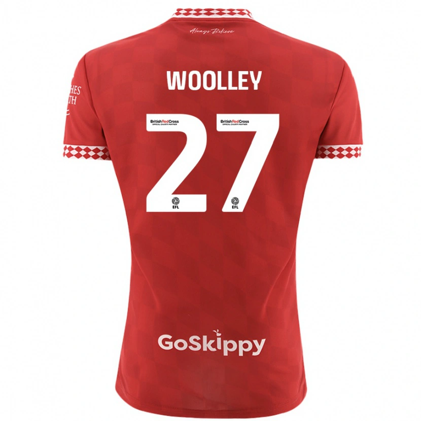 Danxen Kid Jesse Woolley #27 Red Home Jersey 2024/25 T-Shirt